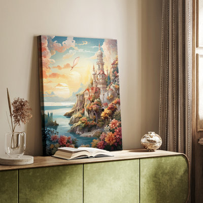 Série LANDSCAPES CCL XXXVI - Toile tendue avec châssis de qualité supérieure - Prêt à être accroché