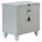 Kerynn 2-drawer Nightstand Silver Metallic