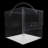 Set Of 50 Clear Cake Boxes Rectangle Cake Carrier Cake Carrier Box