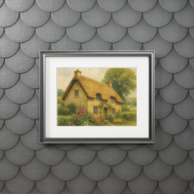 Clinger Single Picture Frame Print