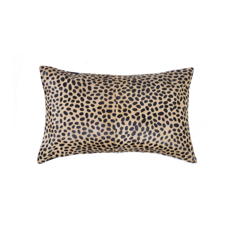 Coussin Torino, Guépard et brun clair / jaune