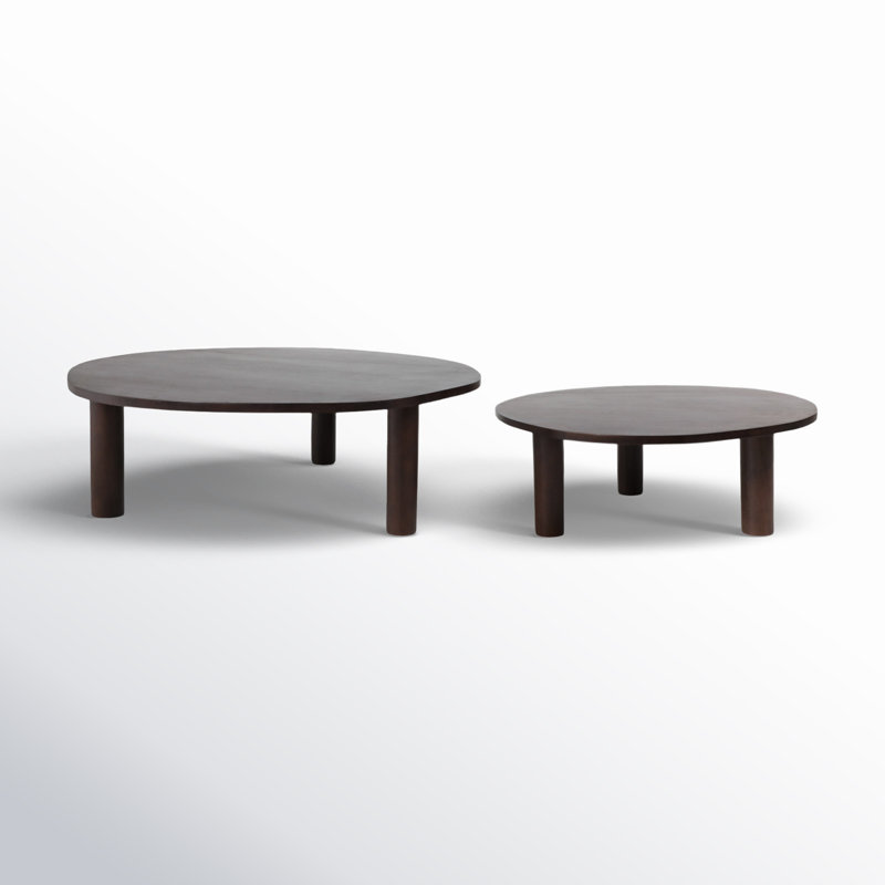 Table basse gigogne en bois massif Grayson