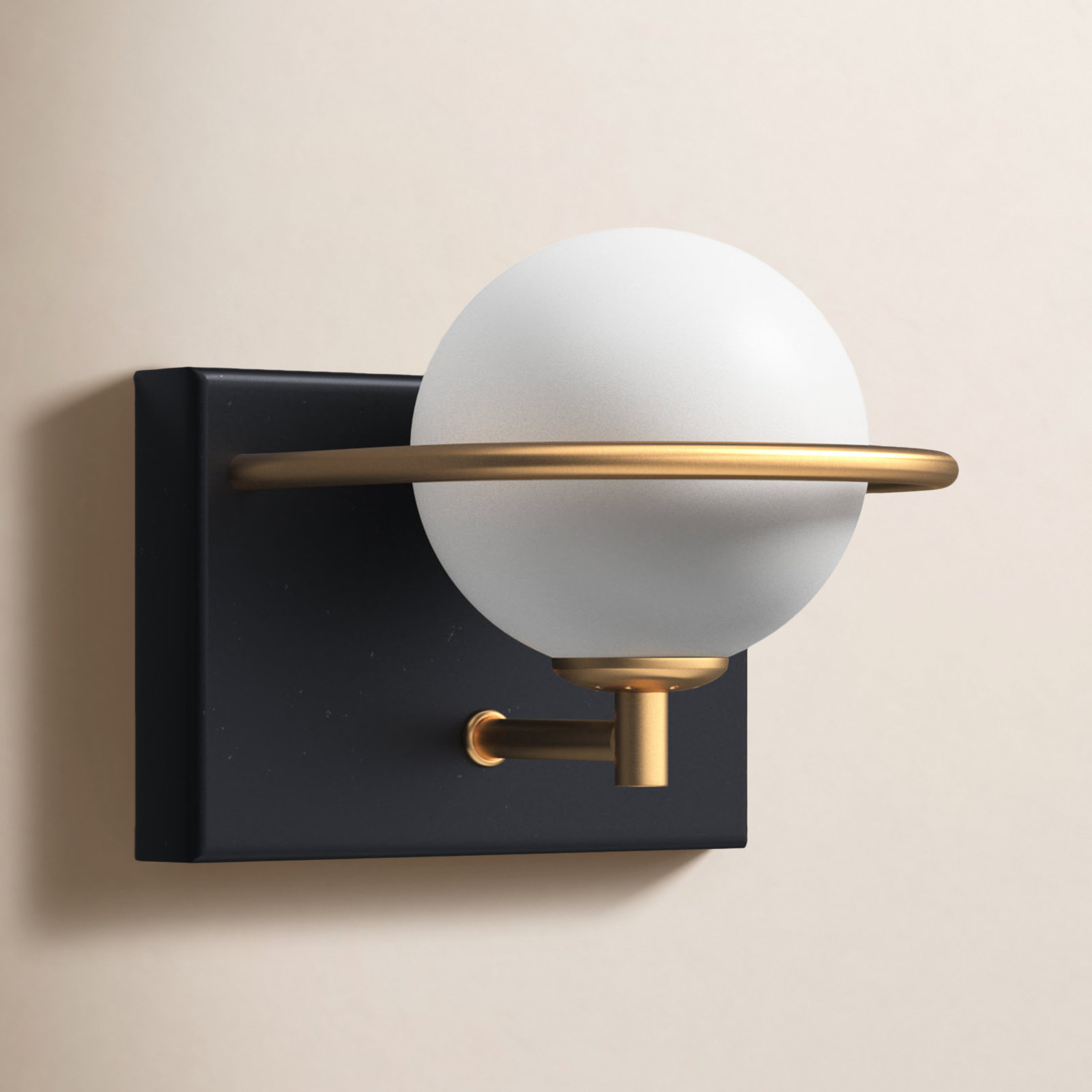 Bertram Single Frosted Dimmable Vanity Light
