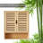 Bamboo Wall Cabinet With Adjustable Shelf, Medicine Cabinet For Bathroom Living Room