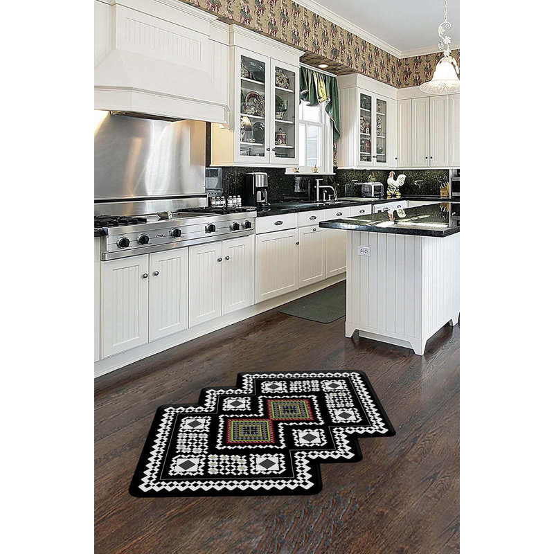 Premium Hall Carpet, 2.6 x 6.6 Feet, 100% Polyester, 650 g/m² | Antibacterial, Non-Slip Underside, 0.3 in Pile Height | Machine Washable, 3D Digital Printing | Durable & Stylish for Any Entryway or Living Room