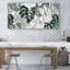 Grand art mural botanique tropical pour le salon, art encadré vert, feuilles de Monstera, art boho, plante minimaliste, impressions sur toile pour cuisine, bureau à domicile, décoration murale 20 po x 40 po