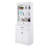 White Bathroom Storage Cabinet With Two Doors