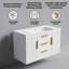 Meuble-lavabo mural 36 po avec lavabo en résine-130848727