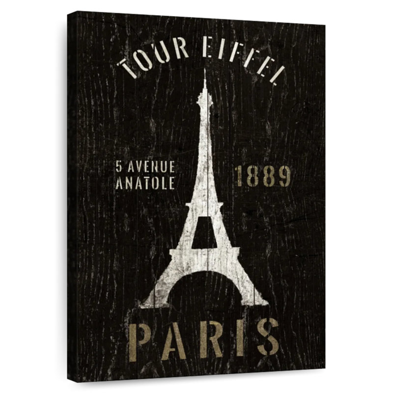 Aime Refurbished Eiffel Tower, 12" H x 8" W
