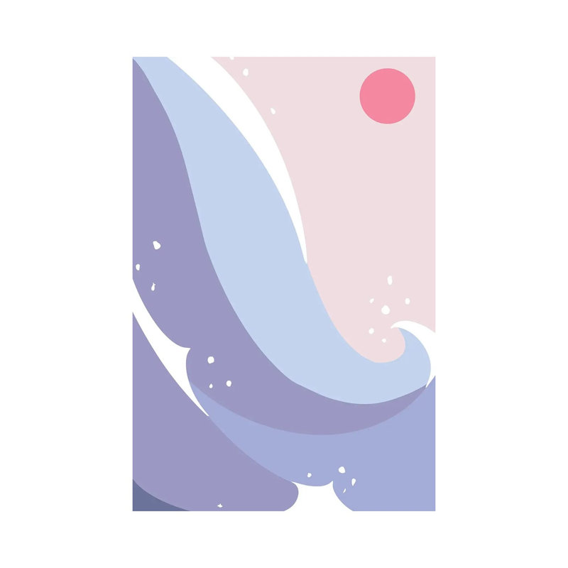 Ocean Waves I by Jay Stanley - Gallery-Wrapped Canvas Giclée on Canvas, 20.32 cm H x 30.48 cm W, No Frame