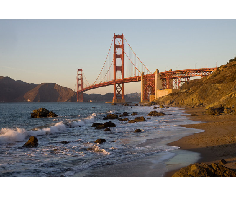 Pont Golden Gate, San Francisco, H 12 po x l 18 po