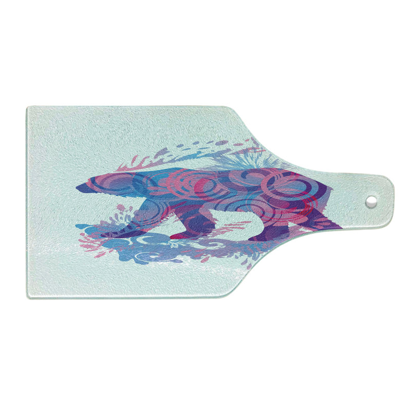 Planche à découper en verre trempé Ambesonne