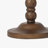 Isabel Spindle Round Drink Table Wheel Base Acacia Solid Wood Finish Space Saving side Table for Living Room-120232372-120232470