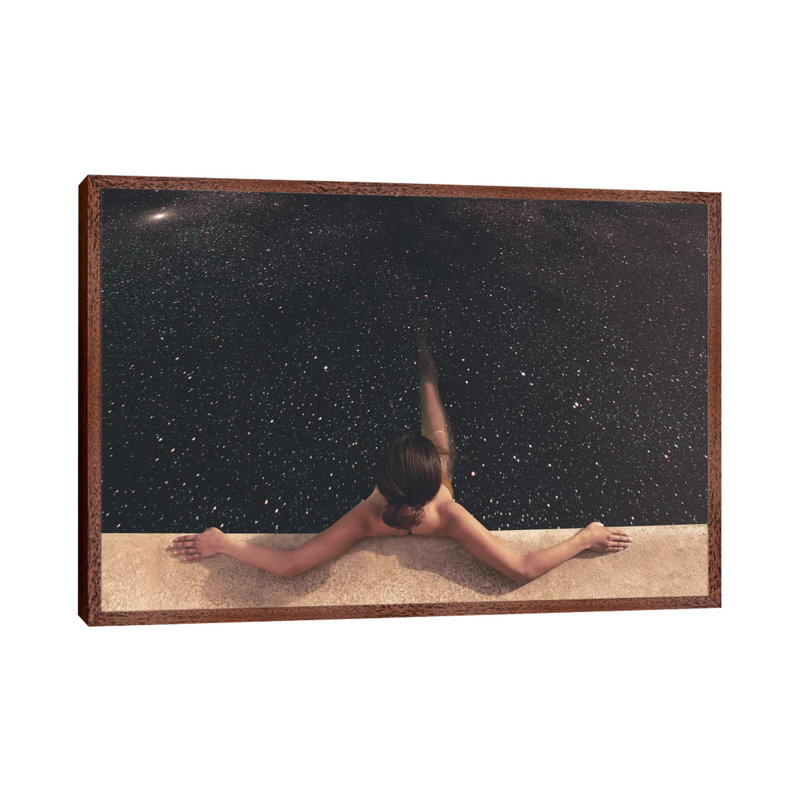 Holynight by Fran Rodriguez - Single Picture Frame Print on Canvas, 152.5 cm H x 101.5 cm W, Brown Framed