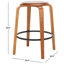 Tabouret de comptoir 25,6 po Eves-1627868829
