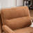 Mid Century Upholstered Arm Accent Chair with Solid Wood Legs-1884989260