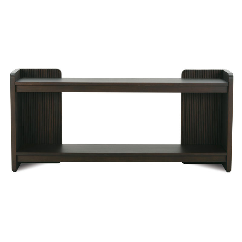Kindred Console Table, Dark Brown Wood