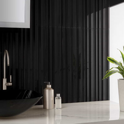 Stonework Black Jade 12x24 Marble Tile