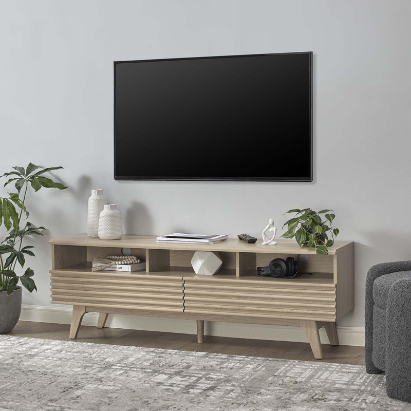 Modway Render 60" TV Stand, Beige