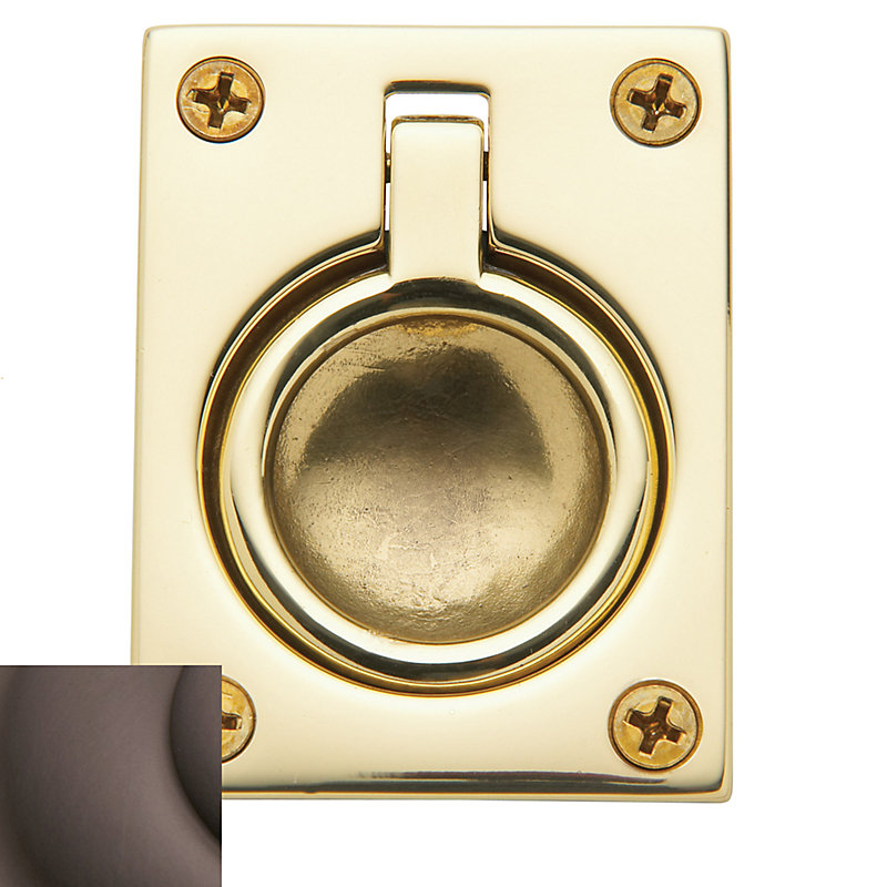 Flush Center Ring Pull, Venetian Bronze