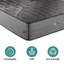 Matelas hybride matelassé 14 po en gel rafraîchissant-437484142