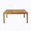 Ensemble de salle à manger d'extérieur en bois d'acacia 7 pièces, 1 table de salle à manger avec 6 chaises pour la pelouse, la cour et le jardin