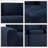 Compression Packed L-Shape Sectional Oversized Sofa, Tufted Minimalist Design, Left Facing Chaise, No Assembly Required-401631186-401631191