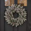 Snowy Stockbridge 24 Inch Wreath with Twinkle or Steady Light Settings