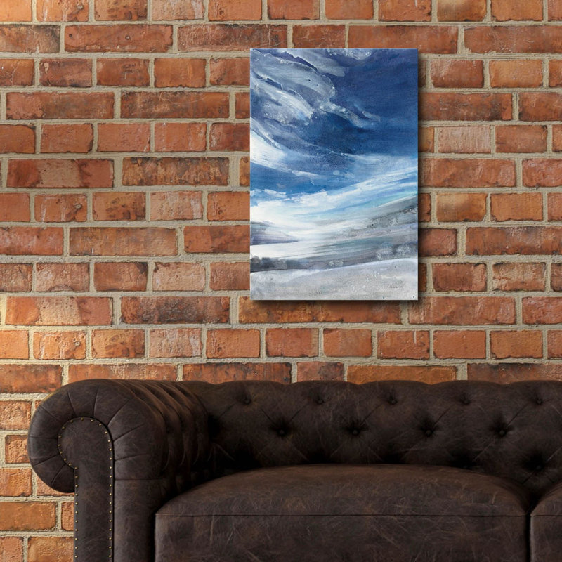 Art mural en verre «The Lake» par Albena Hristova, H 24 po x l 16 po x P 0,2 po