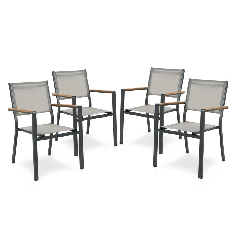Chaise de salle à manger d'extérieur Wailey