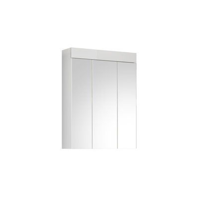 Breea mm Wide mm H Surface Mirrored Cabinet with Mirror and 2