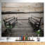 «Benches on Bridge by Water Side», photographie-34273612-35222444
