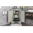 Oak Triangle Corner Storage Cabinet with Adjustable Shelves