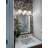 Vintage Bathroom Light Fixtures,Bathroom Vanity Light, Matte Antique Brass Finish With Crystal Glass Shade,(Gold/3-Light/Bulbs Not Included)-188729396