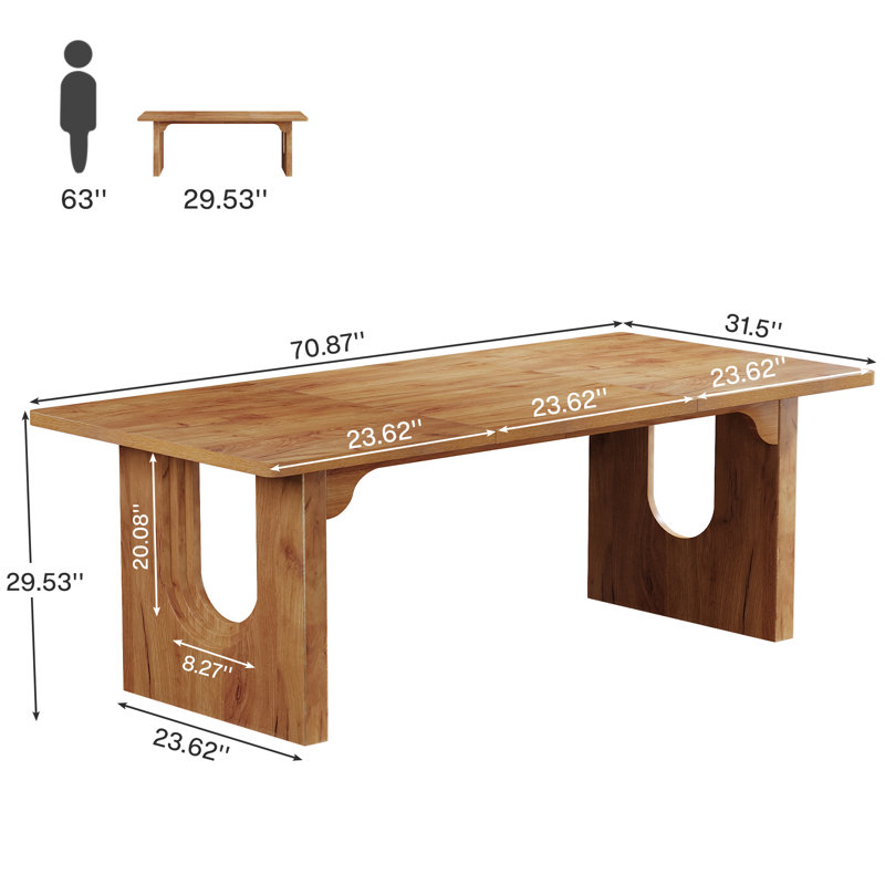 Joonyoung 70'' Executive Desk - Modern Design
