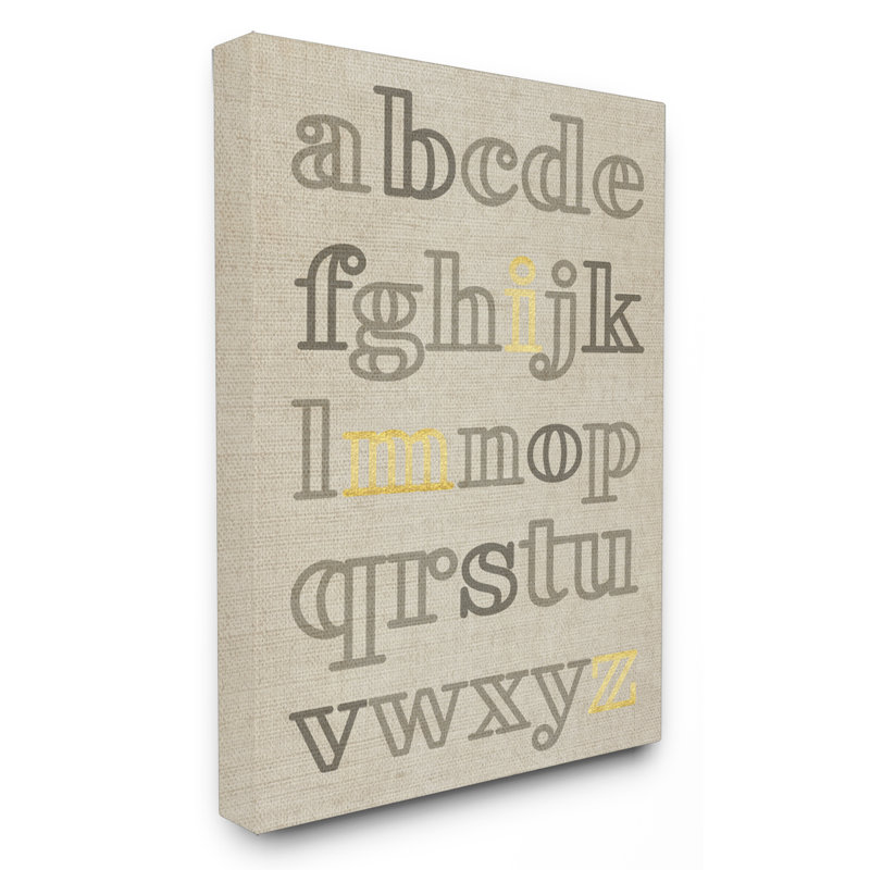 Letters, Monograms, & Names, 30" H x 24" W, Wrapped Canvas