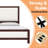 Solid Wood Platform Bed with Linen & Nailhead Trim-1018676952-1018676959