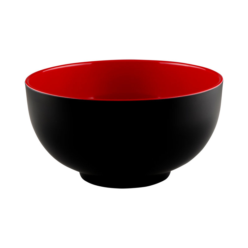 Bol à céréales 64 oz Karma, Noir / Rouge
