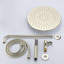 Oceana Rainfall Shower Set with Wall Mounted Faucet and Handheld Spray Feature