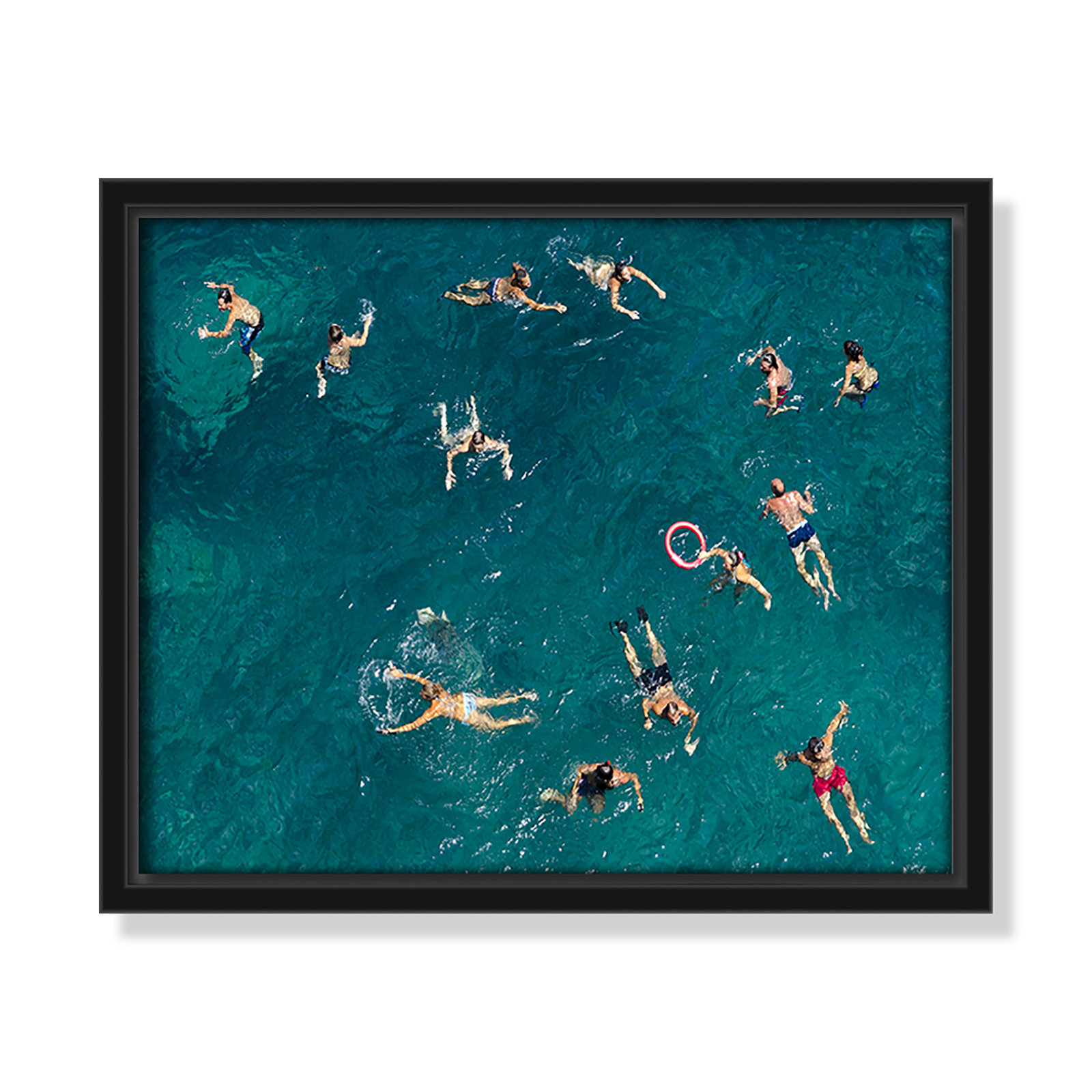 Norvell "Tonti" Print by Tonti, 9.5" H x 11.5" W x 2" D, Black Framed Canvas
