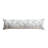 Long Patterned Cotton and Linen Lumbar Pillow