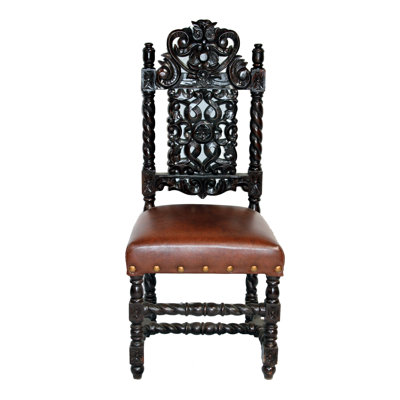 Chaise en bois massif King Arthur