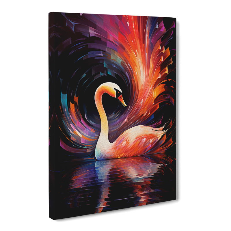 Swan Futurism - No Frame Print