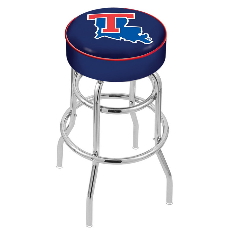 NCAA Swivel Bar & Counter Stool, Counter Stool (25" Seat Height), Louisiana Tech