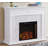 Hilmar White Electric Fireplace with 4700 BTU-1223146957