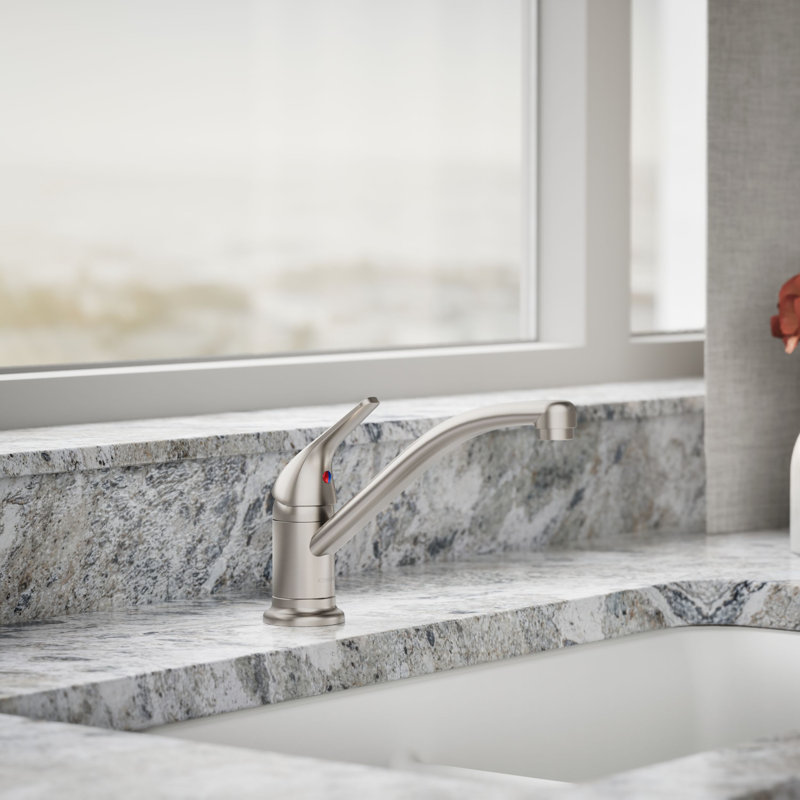 Single Handle Kitchen Faucet, Vibrant Stainless