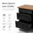 Roscoe 24"W 3-Drawer Wood Nightstand-312829948
