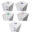 Steel Step On Trash Can Sets - 25.1 Gallons