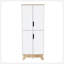 Garde-manger double Zurich, armoire à deux portes, quatre tablettes