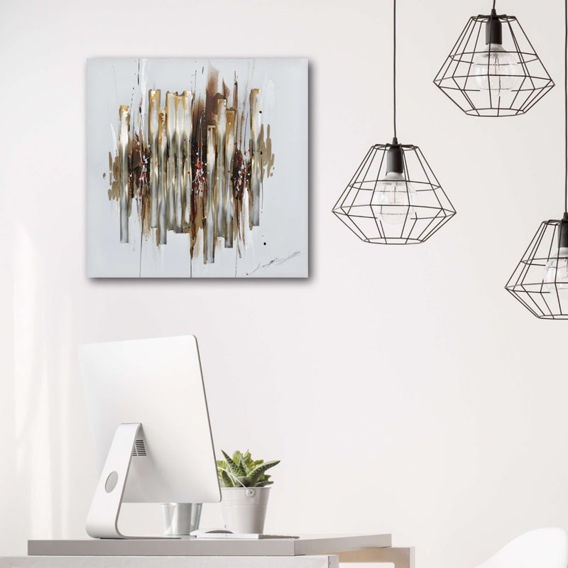 « big city », reproduction de peinture à l’huile sur toile tendue
